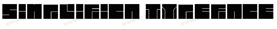SIMPLIFICA Typeface字体转换